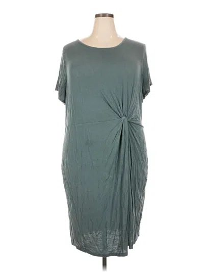 Pre-owned 24/7 Maurices Casual Dress In Gray