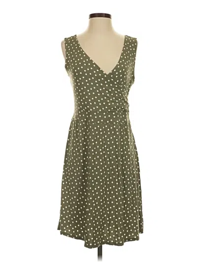 Pre-owned 24/7 Maurices Casual Dress In Green