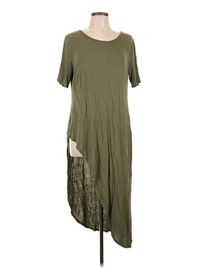 Pre-owned 24/7 Maurices Casual Dress In Green