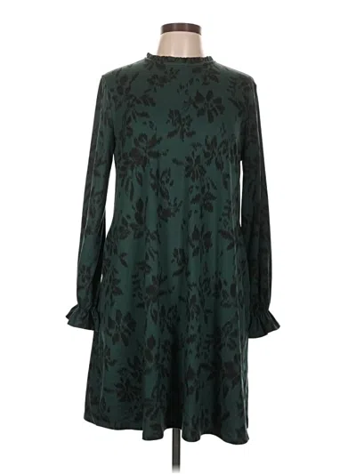 Pre-owned 24/7 Maurices Casual Dress In Green
