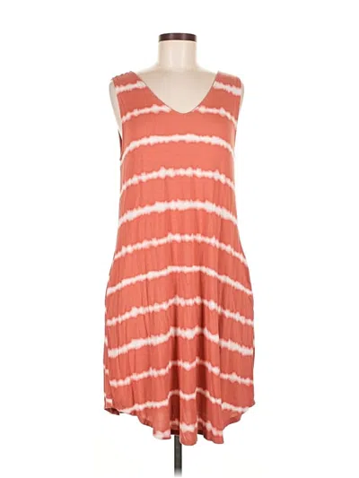 Pre-owned 24/7 Maurices Casual Dress In Orange
