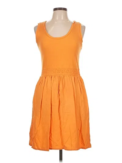 Pre-owned 24/7 Maurices Casual Dress In Orange