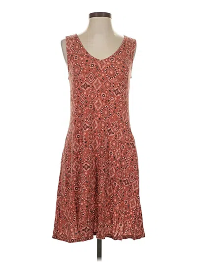 Pre-owned 24/7 Maurices Casual Dress In Orange