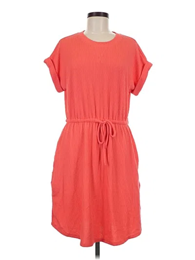 Pre-owned 24/7 Maurices Casual Dress In Orange