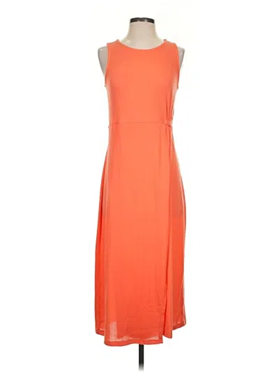 Pre-owned 24/7 Maurices Casual Dress In Orange