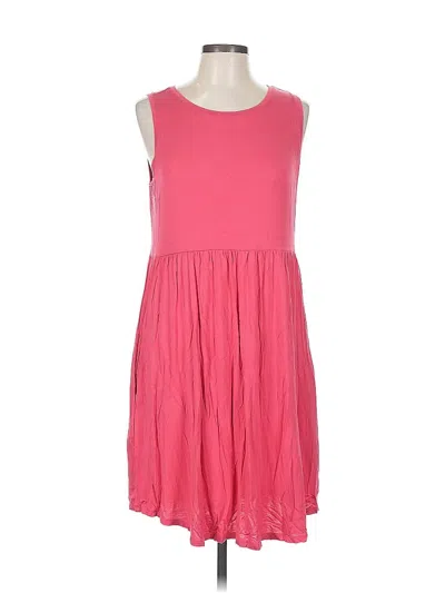 Pre-owned 24/7 Maurices Casual Dress In Pink