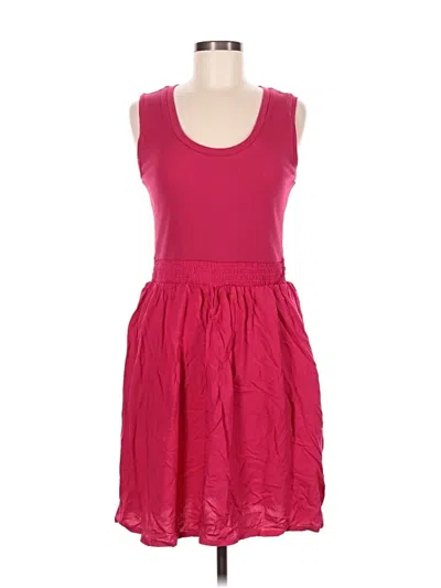 Pre-owned 24/7 Maurices Casual Dress In Pink