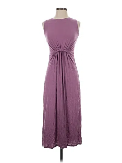 Pre-owned 24/7 Maurices Casual Dress In Purple