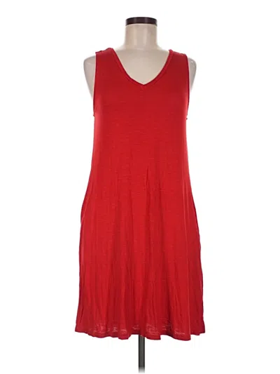 Pre-owned 24/7 Maurices Casual Dress In Red