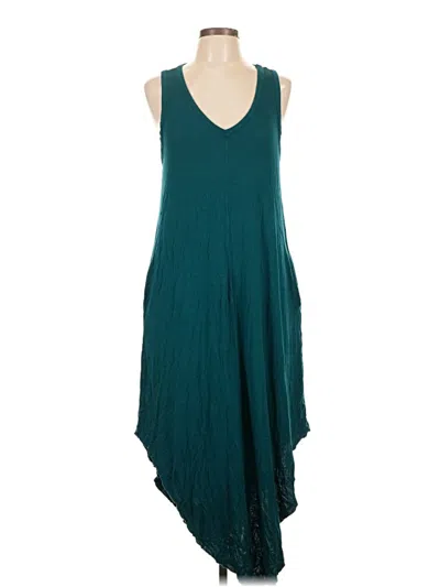 Pre-owned 24/7 Maurices Casual Dress In Teal