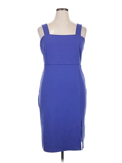 Pre-owned 24/7 Maurices Cocktail Dress In Blue