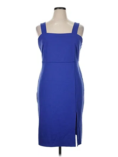 Pre-owned 24/7 Maurices Cocktail Dress In Blue