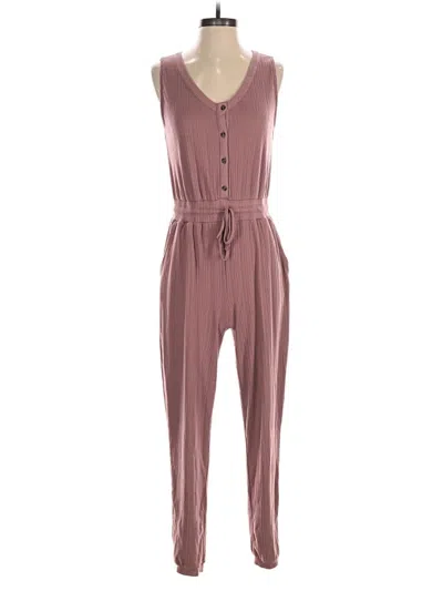 Pre-owned 24/7 Maurices Jumpsuit In Pink