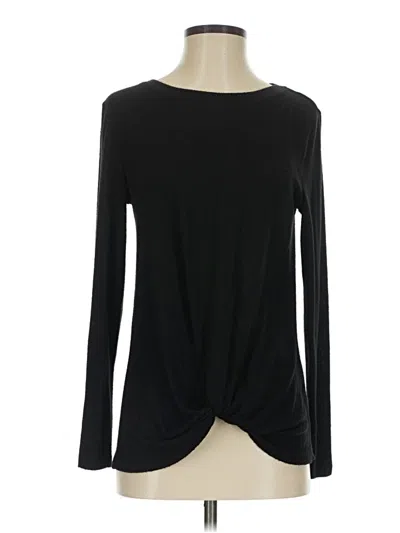 Pre-owned 24/7 Maurices Long Sleeve T-shirt In Black