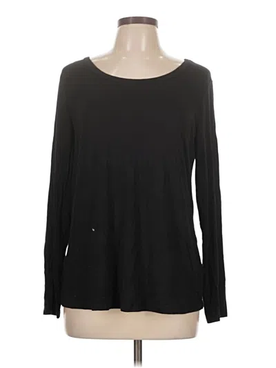 Pre-owned 24/7 Maurices Long Sleeve T-shirt In Black