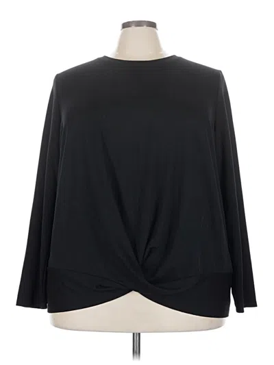 Pre-owned 24/7 Maurices Long Sleeve T-shirt In Black
