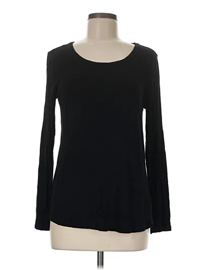 Pre-owned 24/7 Maurices Long Sleeve T-shirt In Black