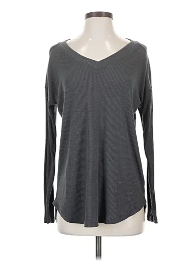 Pre-owned 24/7 Maurices Long Sleeve T-shirt In Gray