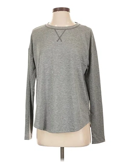 Pre-owned 24/7 Maurices Long Sleeve T-shirt In Gray