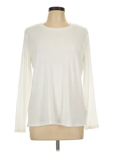 Pre-owned 24/7 Maurices Long Sleeve T-shirt In Ivory