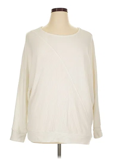 Pre-owned 24/7 Maurices Long Sleeve T-shirt In Ivory