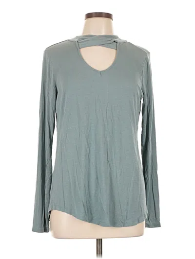 Pre-owned 24/7 Maurices Long Sleeve T-shirt In Teal