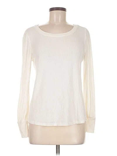 Pre-owned 24/7 Maurices Long Sleeve T-shirt In White