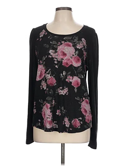 Pre-owned 24/7 Maurices Pullover Sweater In Black