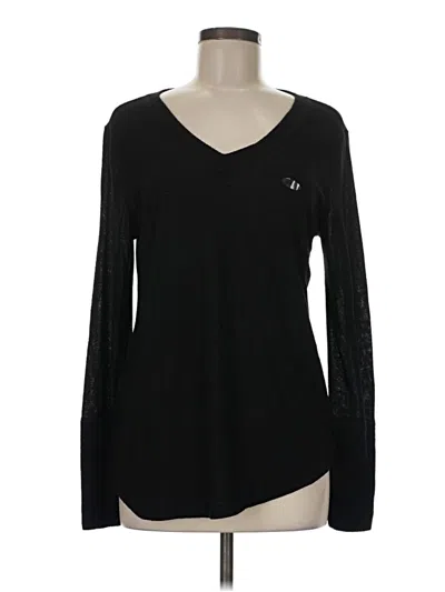 Pre-owned 24/7 Maurices Pullover Sweater In Black