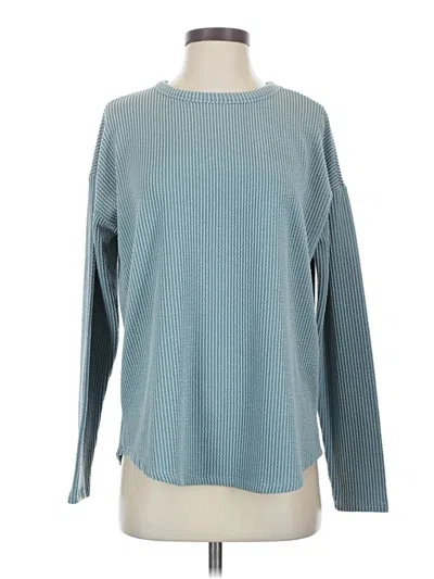 Pre-owned 24/7 Maurices Pullover Sweater In Blue