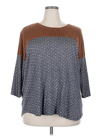 Pre-owned 24/7 Maurices Pullover Sweater In Brown