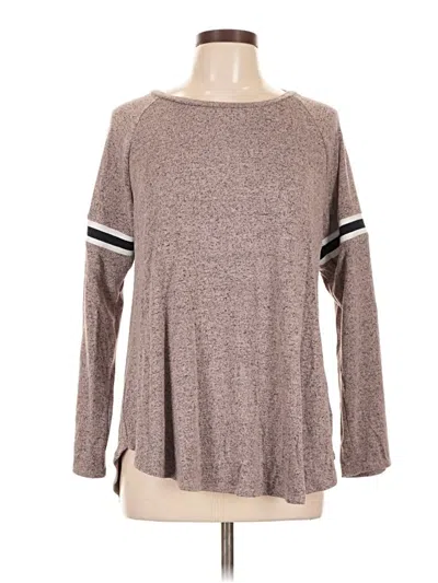 Pre-owned 24/7 Maurices Pullover Sweater In Brown