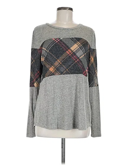 Pre-owned 24/7 Maurices Pullover Sweater In Gray