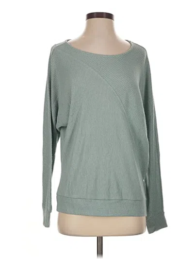 Pre-owned 24/7 Maurices Pullover Sweater In Green