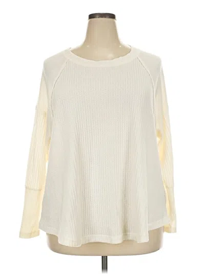 Pre-owned 24/7 Maurices Pullover Sweater In Ivory