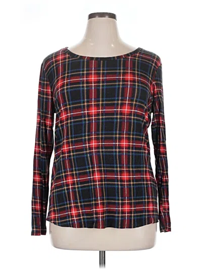 Pre-owned 24/7 Maurices Pullover Sweater In Red