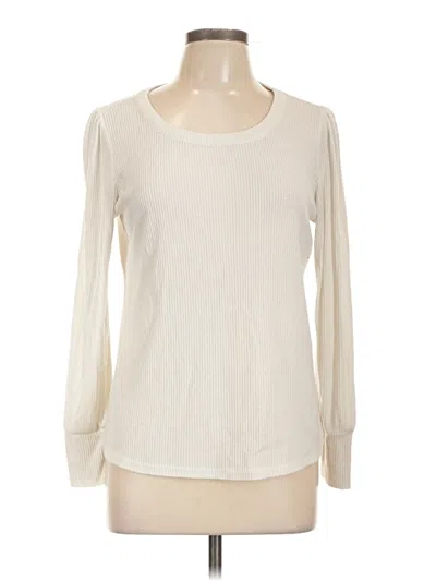 Pre-owned 24/7 Maurices Pullover Sweater In White