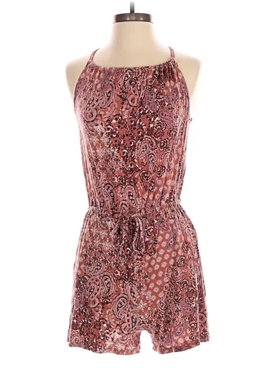 Pre-owned 24/7 Maurices Romper In Pink