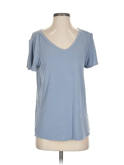 Pre-owned 24/7 Maurices Short Sleeve T-shirt In Blue