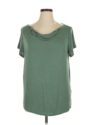 Pre-owned 24/7 Maurices Short Sleeve T-shirt In Green
