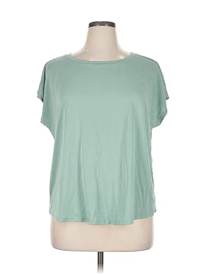 Pre-owned 24/7 Maurices Short Sleeve T-shirt In Green