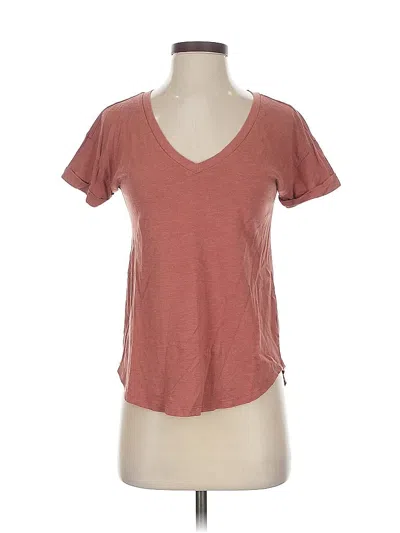 Pre-owned 24/7 Maurices Short Sleeve T-shirt In Pink