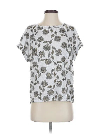 Pre-owned 24/7 Maurices Short Sleeve T-shirt In Silver