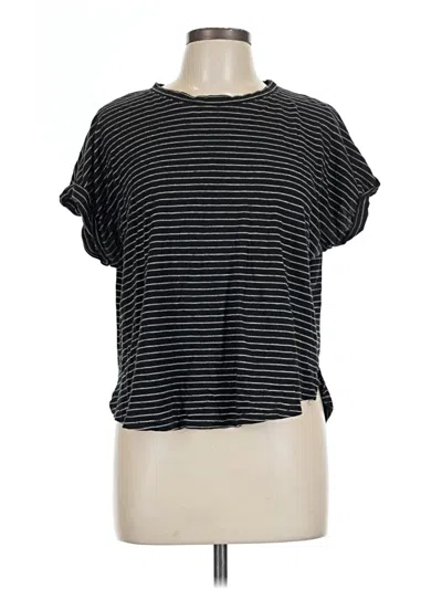 Pre-owned 24/7 Maurices Short Sleeve T-shirt In Black