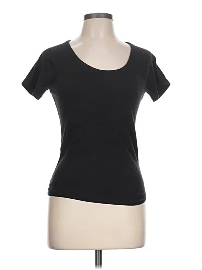 Pre-owned 24/7 Maurices Short Sleeve T-shirt In Black