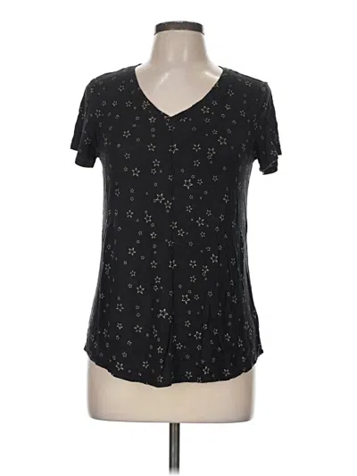 Pre-owned 24/7 Maurices Short Sleeve T-shirt In Black