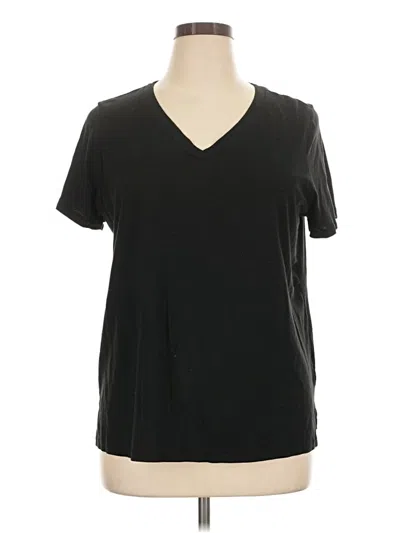 Pre-owned 24/7 Maurices Short Sleeve T-shirt In Black