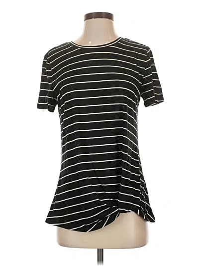 Pre-owned 24/7 Maurices Short Sleeve T-shirt In Black