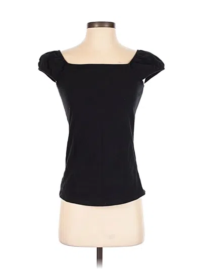 Pre-owned 24/7 Maurices Short Sleeve T-shirt In Black