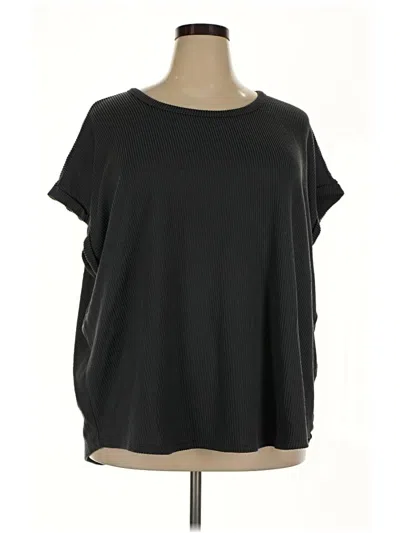Pre-owned 24/7 Maurices Short Sleeve T-shirt In Black